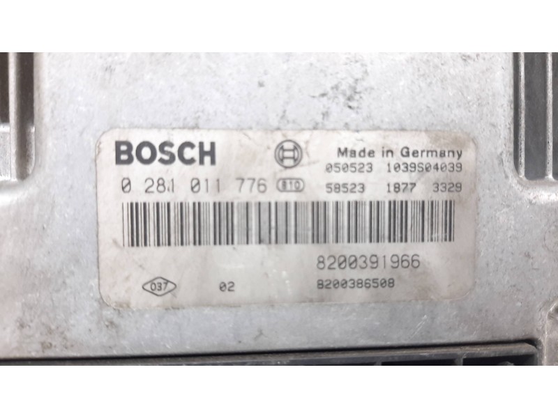 Recambio de centralita motor uce para renault scenic ii authentique referencia OEM IAM 0281011776  8200391966