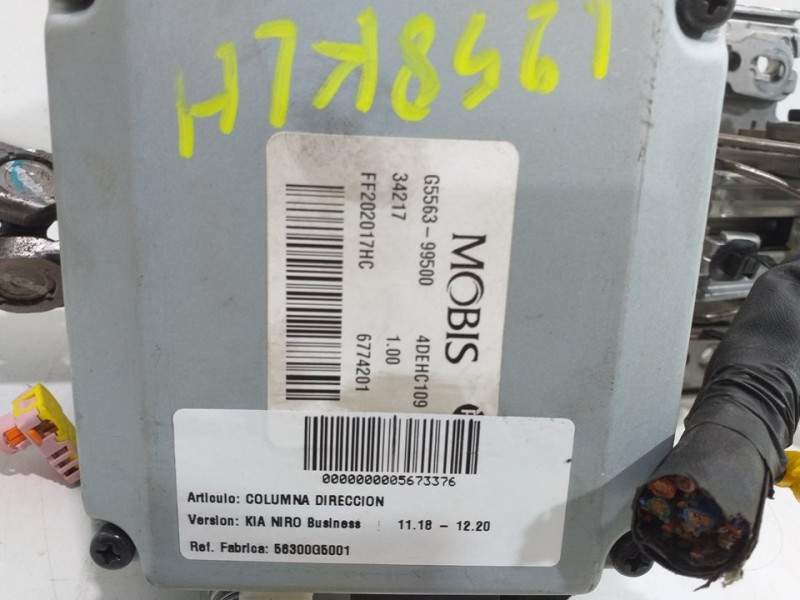 Recambio de columna direccion para kia niro business referencia OEM IAM 56300G5001 ELECTRICA 