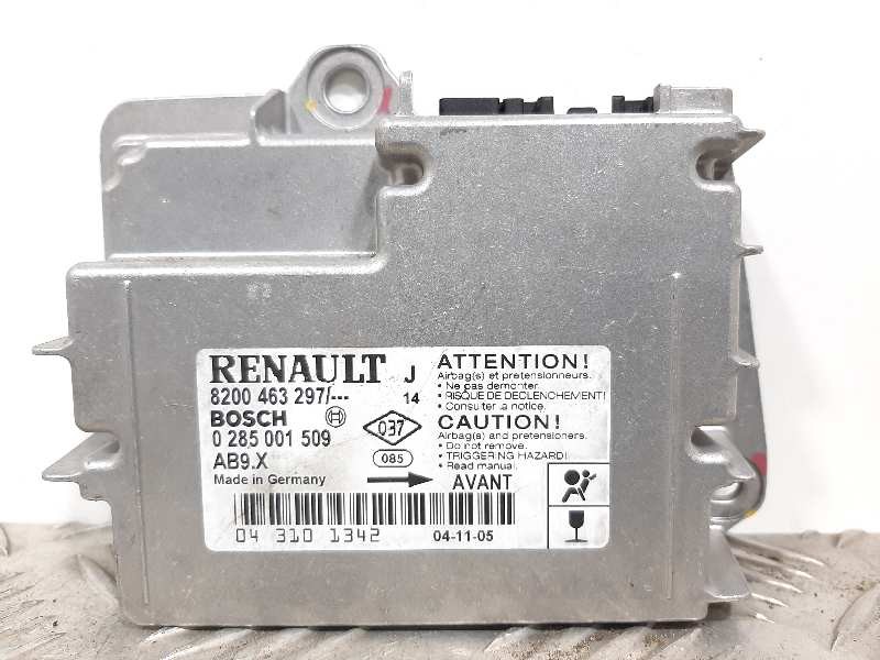 Recambio de centralita airbag para renault modus confort dynamique referencia OEM IAM 0285001509 8200463297 