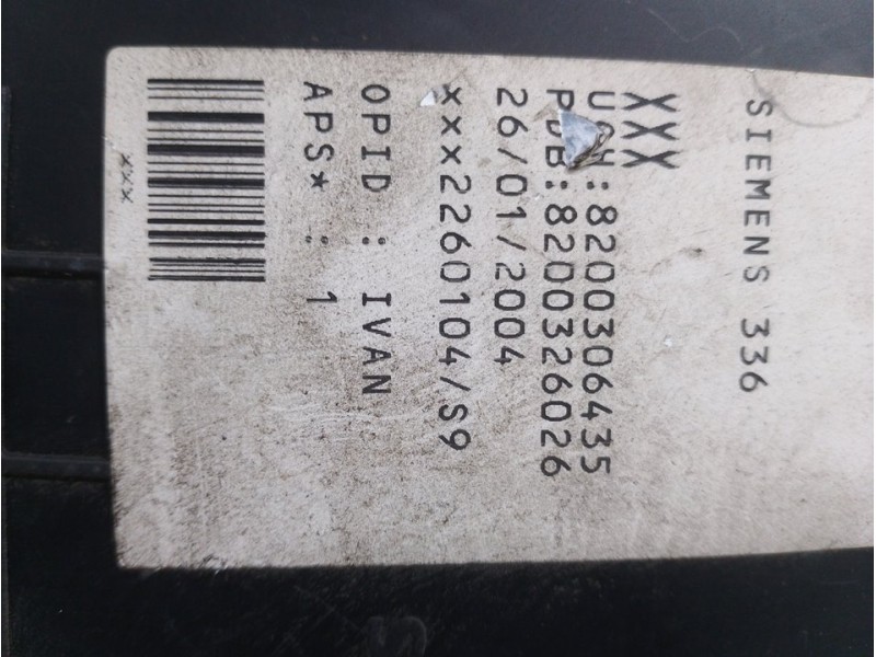 Recambio de caja reles / fusibles para renault megane ii berlina 5p authentique referencia OEM IAM 8200306435 S118400320C 