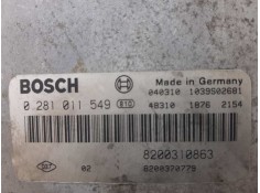 Recambio de centralita motor uce para renault scenic ii confort authentique referencia OEM IAM 0281011549 8200310863