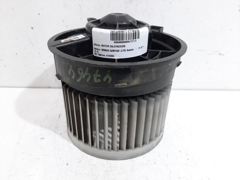 Recambio de motor calefaccion para nissan qashqai (j10) acenta referencia OEM IAM A14000  
