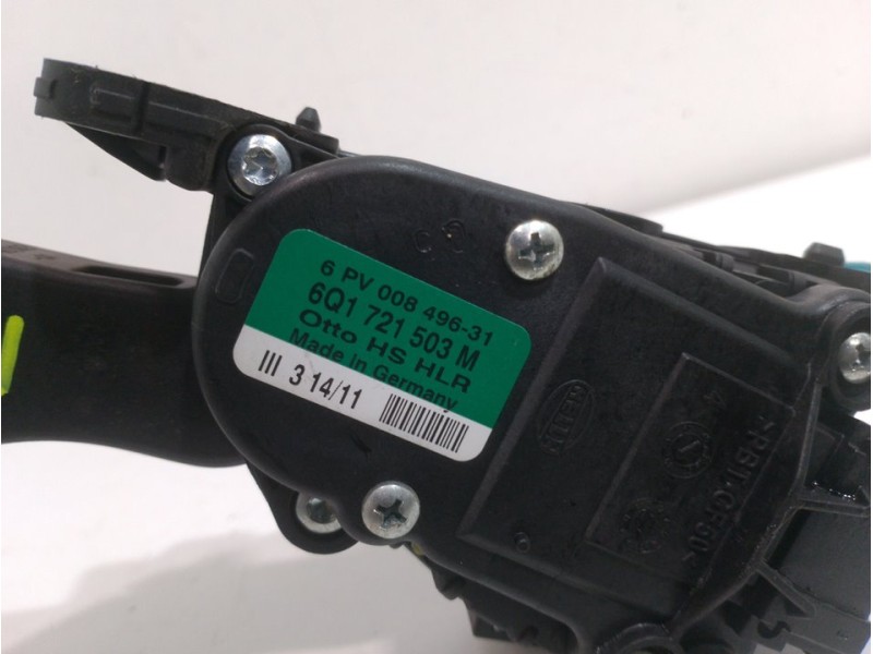 Recambio de pedal acelerador para volkswagen polo (6r1) advance referencia OEM IAM 6Q1721503M 6 PINES 