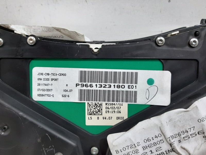 Recambio de cuadro instrumentos para peugeot 307 break/sw (s2) sw pack + referencia OEM IAM P9661323180E01  