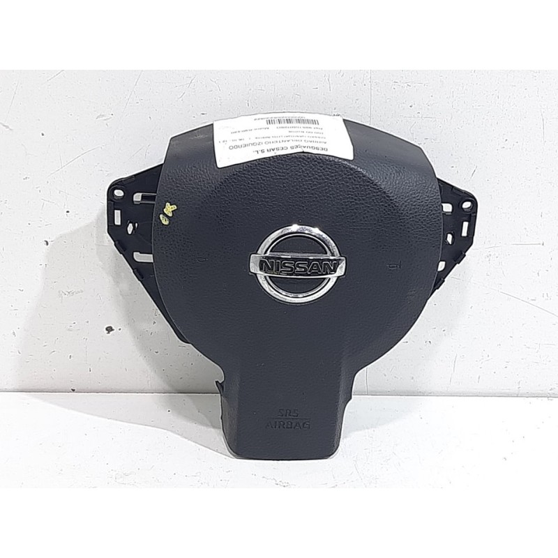 Recambio de airbag delantero izquierdo para nissan qashqai (j10) acenta referencia OEM IAM 98510BR26D  