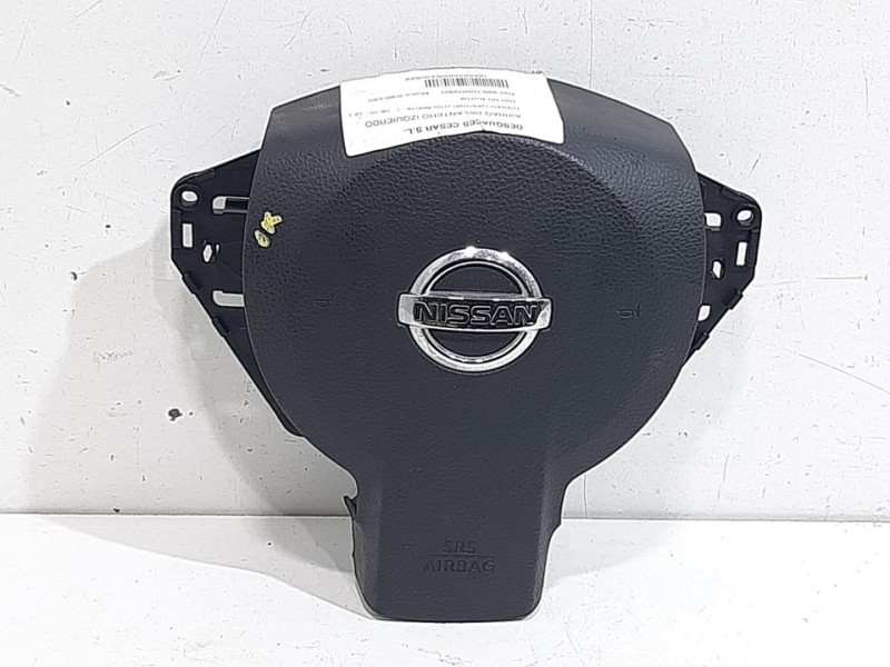 Recambio de airbag delantero izquierdo para nissan qashqai (j10) acenta referencia OEM IAM 98510BR26D  
