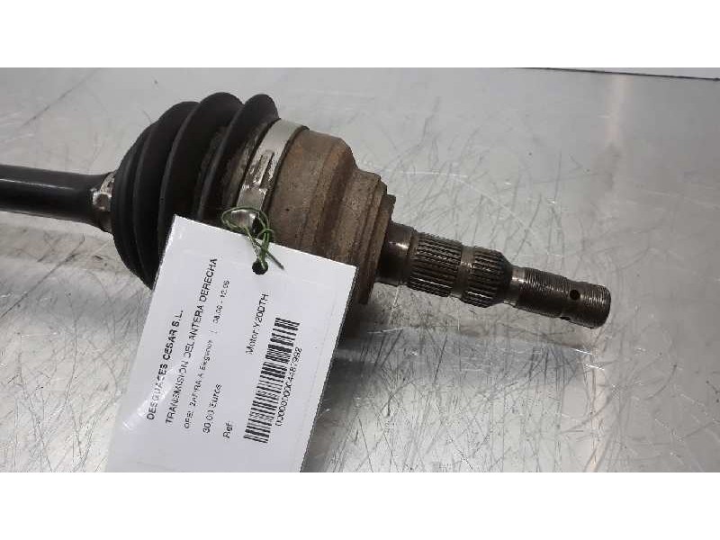 Recambio de transmision delantera derecha para opel zafira a elegance referencia OEM IAM   