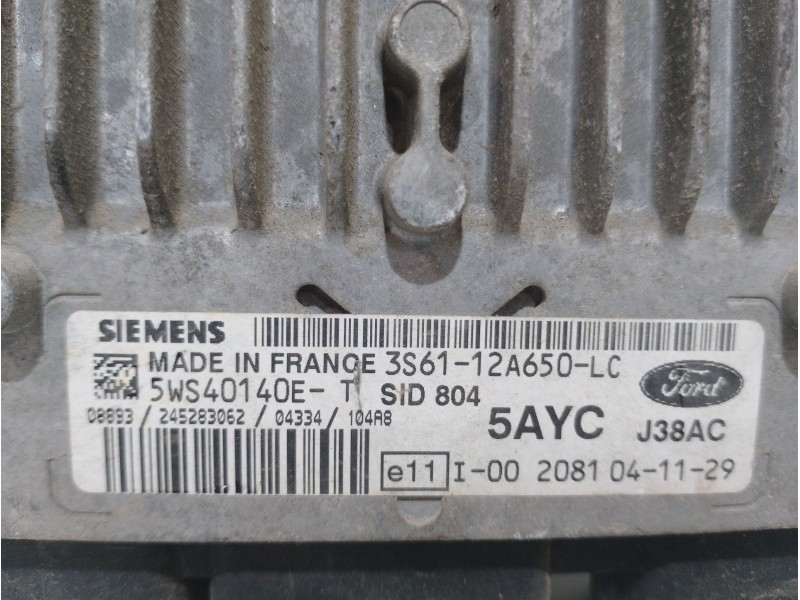 Recambio de centralita motor uce para ford fiesta (cbk) ambiente referencia OEM IAM 5WS40140ET  