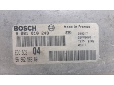 Recambio de centralita motor uce para peugeot 306 break xt referencia OEM IAM 0281010249 9636256980  2