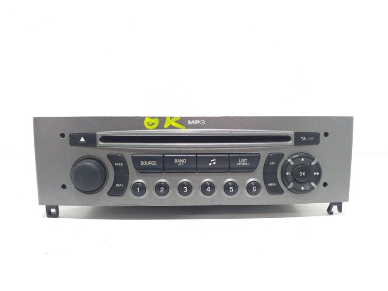 Recambio de sistema audio / radio cd para peugeot 308 premium referencia OEM IAM  96650206 