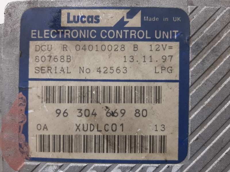 Recambio de centralita motor uce para peugeot 406 berlina (s1/s2) 2.1 turbodiesel cat referencia OEM IAM 9630466980  