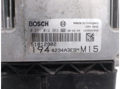 Recambio de centralita motor uce para fiat croma (194) 1.9 16v multijet dynamic (12.2007) referencia OEM IAM 51812902 0281012963 2