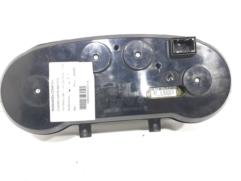 Recambio de cuadro instrumentos para fiat bravo (198) 1.4 16v t jet active referencia OEM IAM 5550019804  