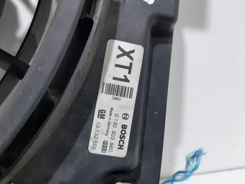Recambio de electroventilador radiador aire acondicionado para opel zafira b cosmo referencia OEM IAM 13132559  