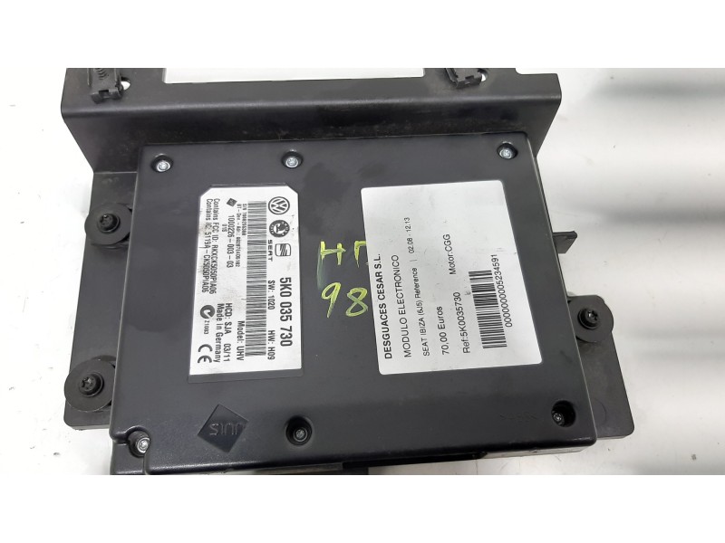 Recambio de modulo electronico para seat ibiza (6j5) reference referencia OEM IAM 5K0035730  