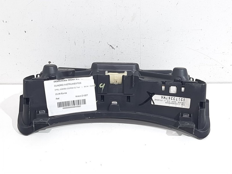 Recambio de cuadro instrumentos para opel combo (corsa c) tour referencia OEM IAM 13173347WA  