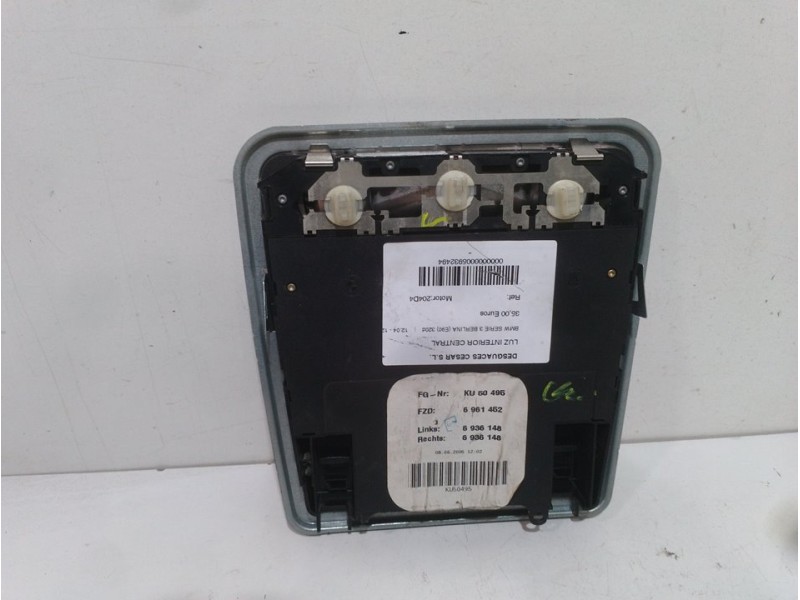 Recambio de luz interior central para bmw serie 3 berlina (e90) 320d referencia OEM IAM   