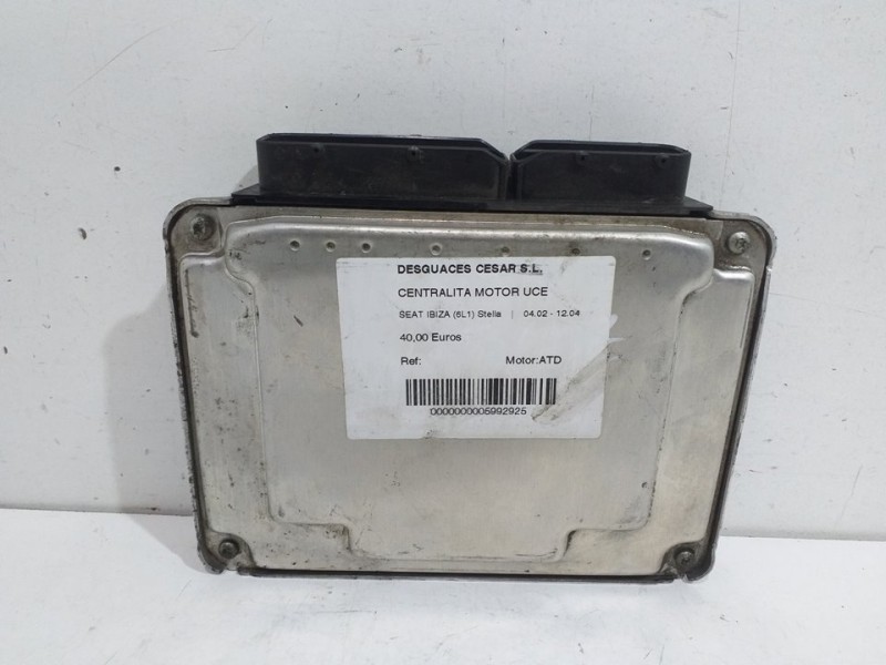 Recambio de centralita motor uce para seat ibiza (6l1) stella referencia OEM IAM 0281011219 039906019KT 