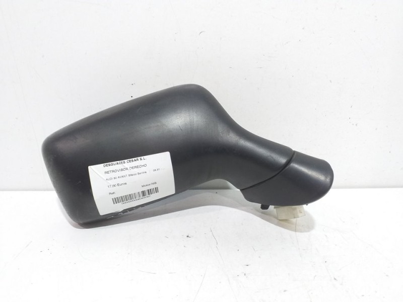 Recambio de retrovisor derecho para audi 80 avant básico berlina referencia OEM IAM E6007666 NEGRO 5 PINES
