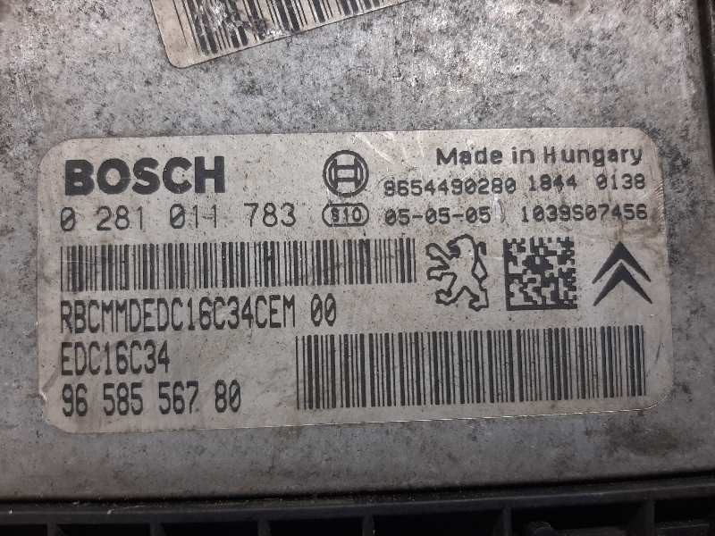 Recambio de centralita motor uce para peugeot 206 berlina x-line clim referencia OEM IAM 0281011773 9658556780 