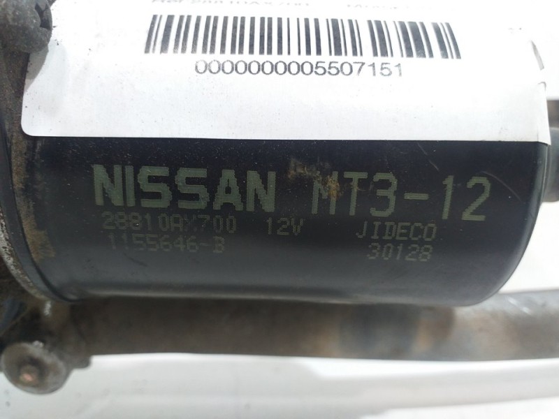 Recambio de motor limpia delantero para nissan micra (k12e) acenta referencia OEM IAM 28810AX700  