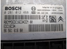Recambio de centralita motor uce para citroën xsara picasso 1.6 hdi 90 x referencia OEM IAM 9656161680 0281012468  2