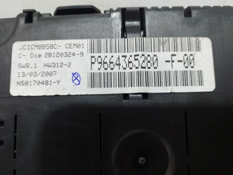 Recambio de cuadro instrumentos para citroën c4 picasso exclusive plus referencia OEM IAM P9664365280 9664365280 