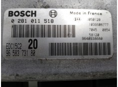 Recambio de centralita motor uce para citroën xsara picasso 1.6 hdi satisfaction plus ii referencia OEM IAM 9658373180 028101151 2