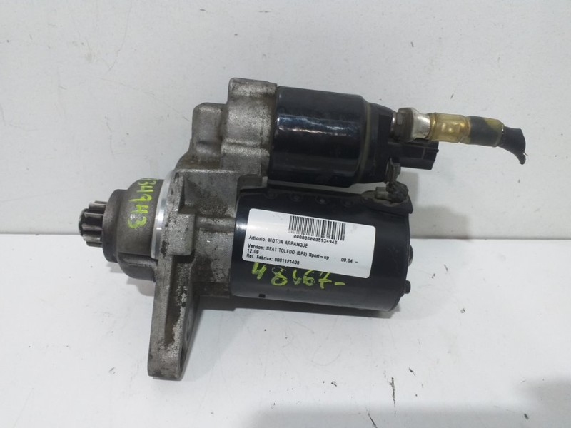 Recambio de motor arranque para seat toledo (5p2) sport-up referencia OEM IAM 0001121408 027911023E 