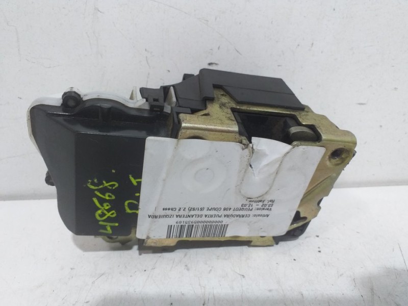 Recambio de cerradura puerta delantera izquierda para peugeot 406 coupe (s1/s2) 2.2 chess referencia OEM IAM   