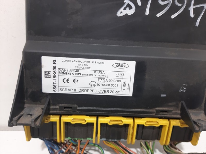 Recambio de centralita cierre para ford fiesta (cb1) ambiente referencia OEM IAM 6S6T15K600BL  
