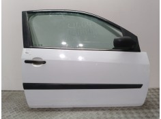 Recambio de puerta delantera derecha para ford fiesta (cb1) ambiente referencia OEM IAM 1806117 BLANCO 3 PUERTAS