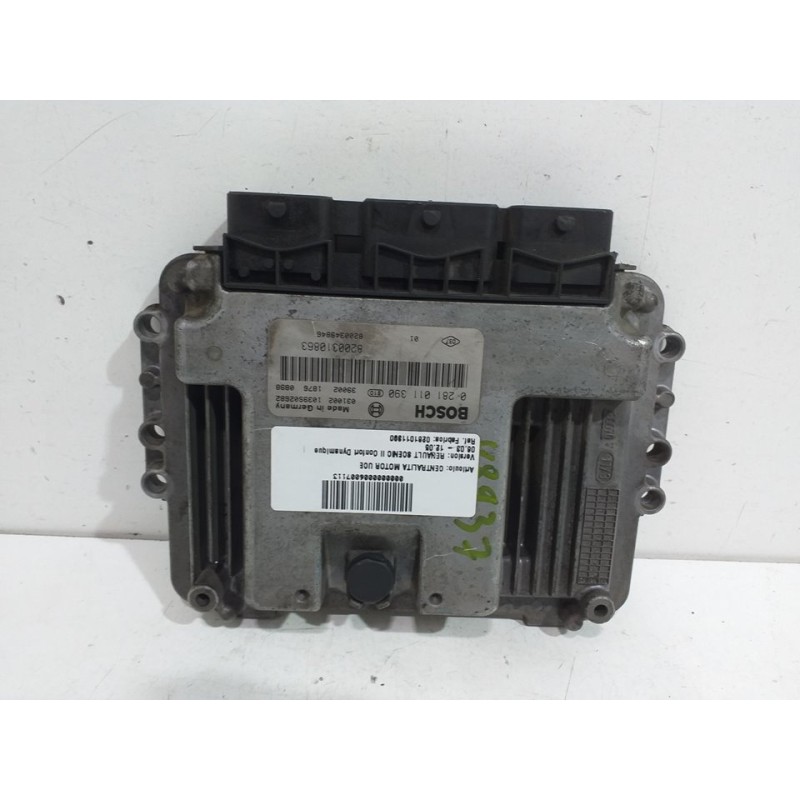 Recambio de centralita motor uce para renault scenic ii confort dynamique referencia OEM IAM 8200310863 0281011390 