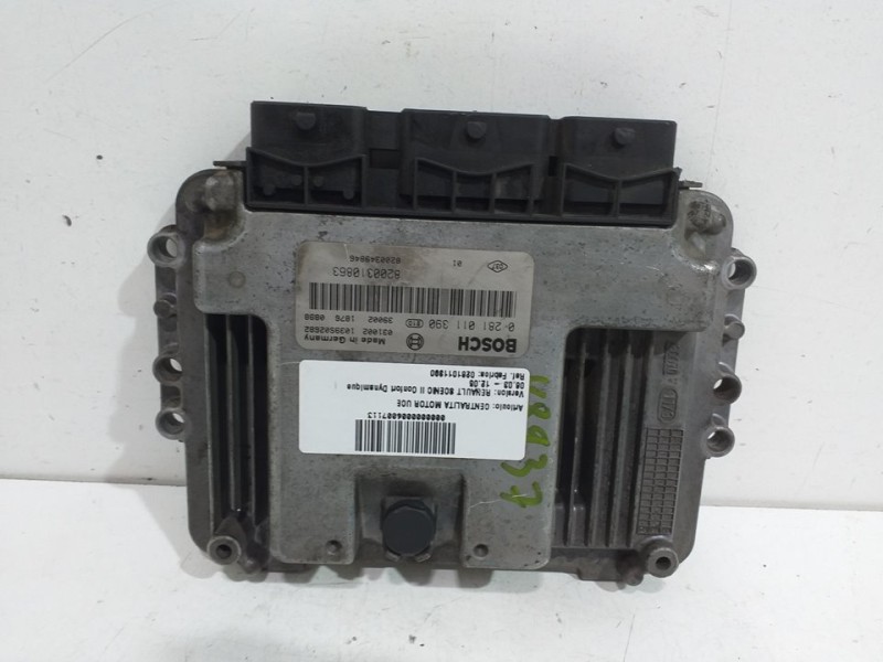 Recambio de centralita motor uce para renault scenic ii confort dynamique referencia OEM IAM 8200310863 0281011390 
