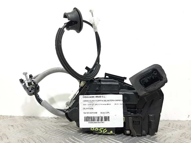 Recambio de cerradura puerta delantera derecha para seat leon st (5f8) x-perience 4drive referencia OEM IAM 5K1837016E  