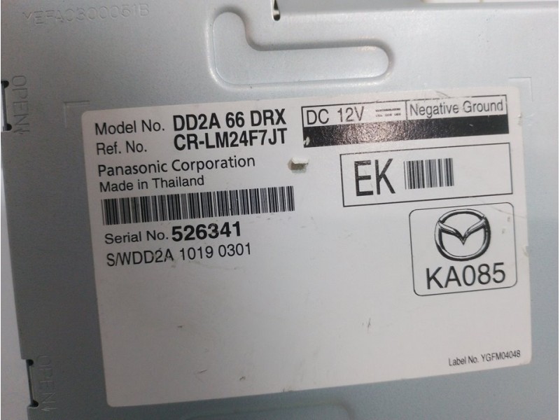 Recambio de modulo electronico para mazda cx-3 center-line referencia OEM IAM DD2A66DRX  