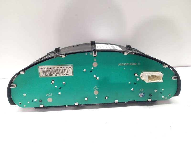 Recambio de cuadro instrumentos para peugeot 407 st confort referencia OEM IAM 9646283280   Recambio de cuadro instrumentos para peugeot 407 st confort referencia OEM IAM 9646283280