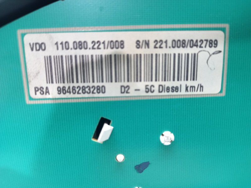 Recambio de cuadro instrumentos para peugeot 407 st confort referencia OEM IAM 9646283280   Recambio de cuadro instrumentos para peugeot 407 st confort referencia OEM IAM 9646283280