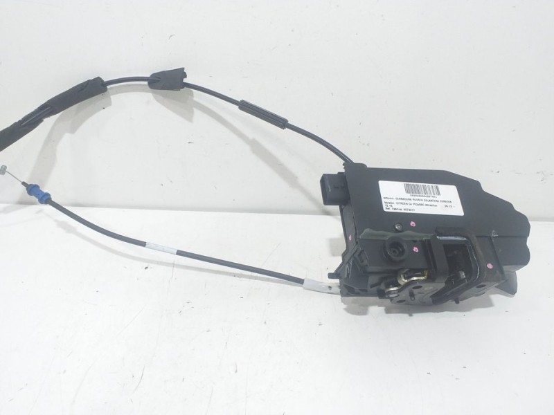 Recambio de cerradura puerta delantera derecha para citroën c4 picasso attraction referencia OEM IAM A073377  