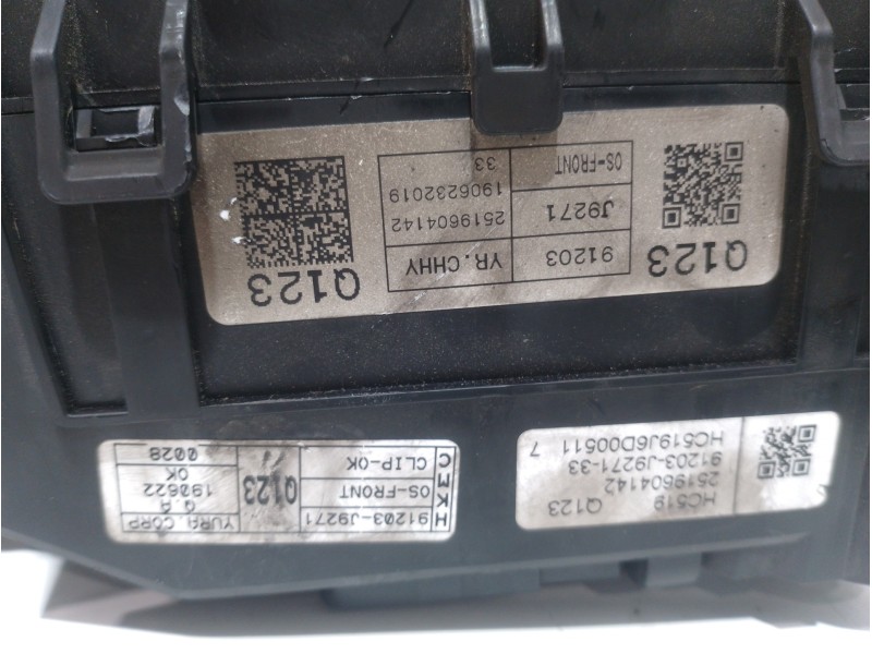 Recambio de caja reles / fusibles para hyundai kona essence 2wd referencia OEM IAM 91203J9271 2519604142 