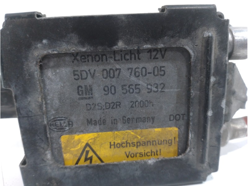 Recambio de centralita faros xenon para opel omega b design edition berlina referencia OEM IAM 90565932  