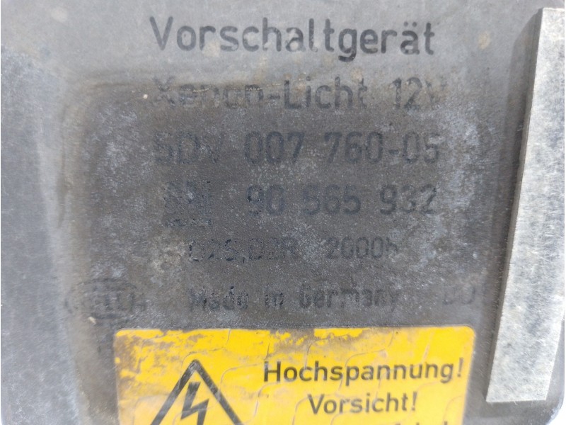 Recambio de centralita faros xenon para opel omega b design edition berlina referencia OEM IAM 90565932  