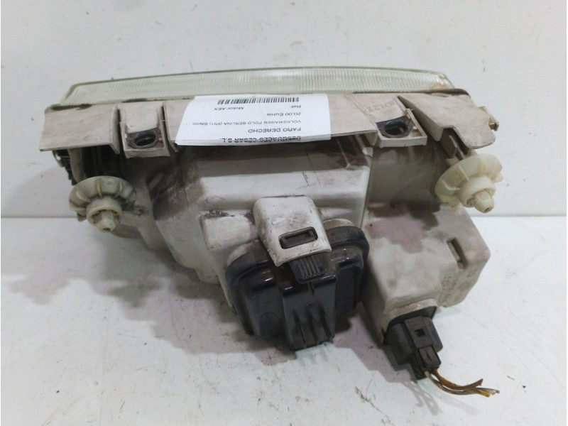 Recambio de faro derecho para volkswagen polo berlina (6n1) básico referencia OEM IAM   