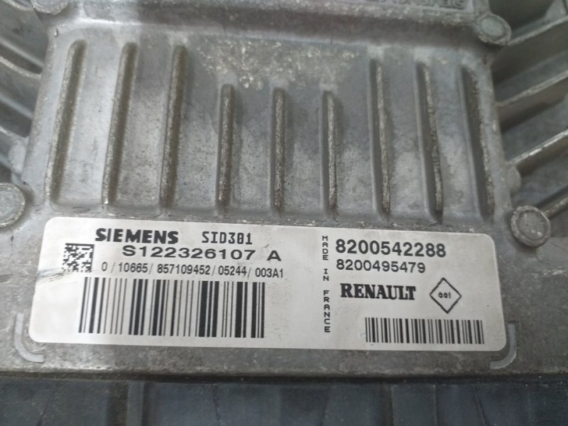 Recambio de centralita motor uce para renault scenic ii authentique referencia OEM IAM 8200542288 S122326107A 