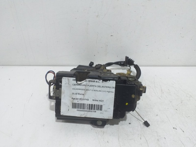 Recambio de cerradura puerta delantera derecha para volkswagen golf iv berlina (1j1) highline referencia OEM IAM 6X1837014G  