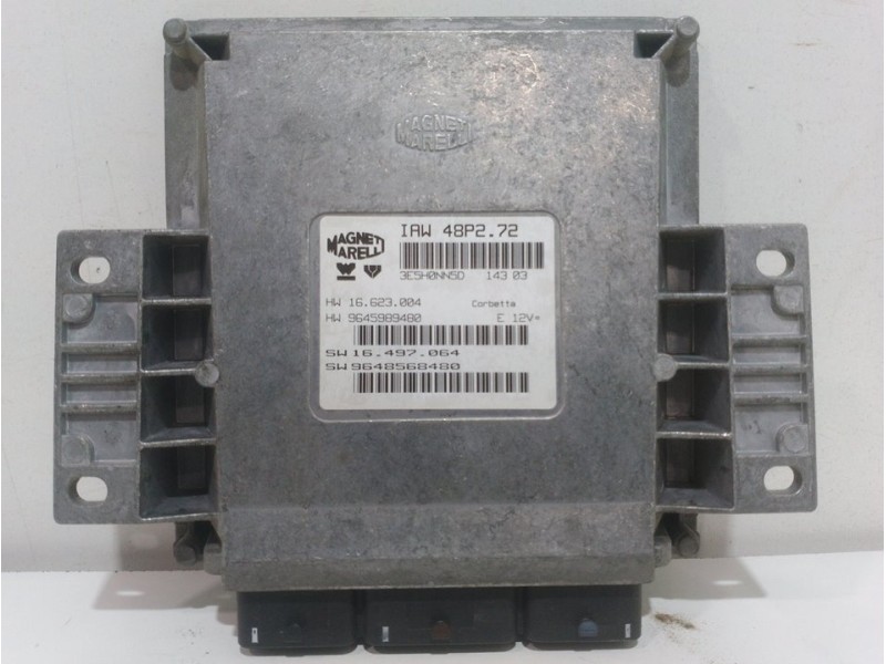 Recambio de centralita motor uce para citroën c3 1.1 vivace referencia OEM IAM 9648568480  16497064