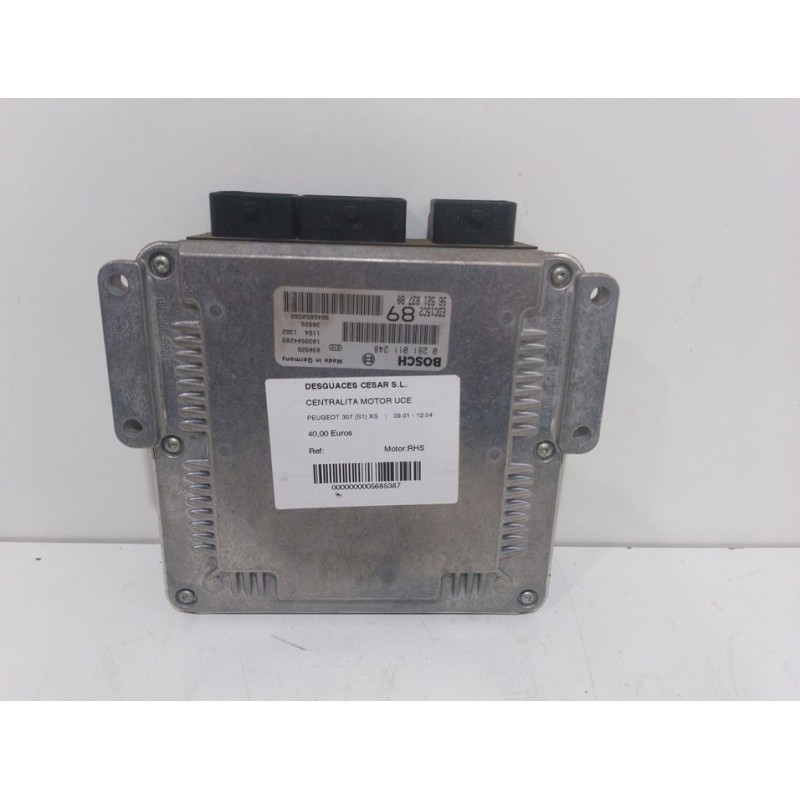 Recambio de centralita motor uce para peugeot 307 (s1) xs referencia OEM IAM   