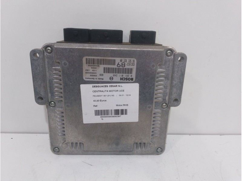 Recambio de centralita motor uce para peugeot 307 (s1) xs referencia OEM IAM   