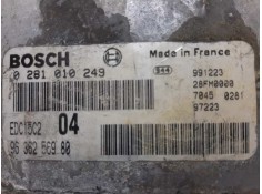 Recambio de centralita motor uce para citroën xsara berlina 1.6 16v tonic referencia OEM IAM 9636256980 0281010249 