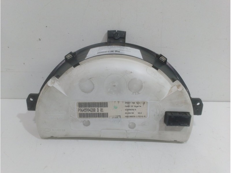 Recambio de cuadro instrumentos para citroën c3 1.4 sx referencia OEM IAM P9645994280  